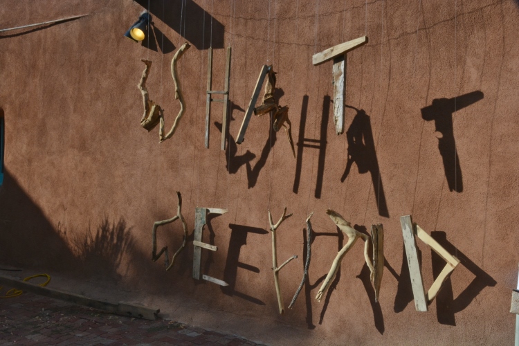 shadow art on building's exterior